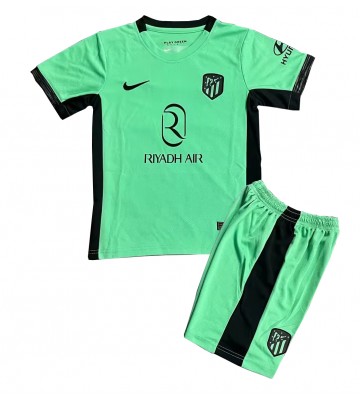 Atletico Madrid Tercera Equipación Niños 2023-24 Manga Corta (+ Pantalones cortos)